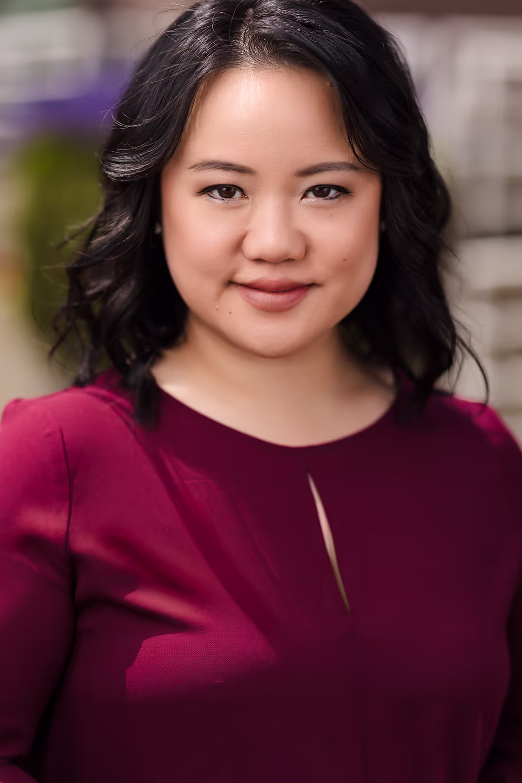 Outdoor portrait of Maggie Ma, a local Vancouver actress