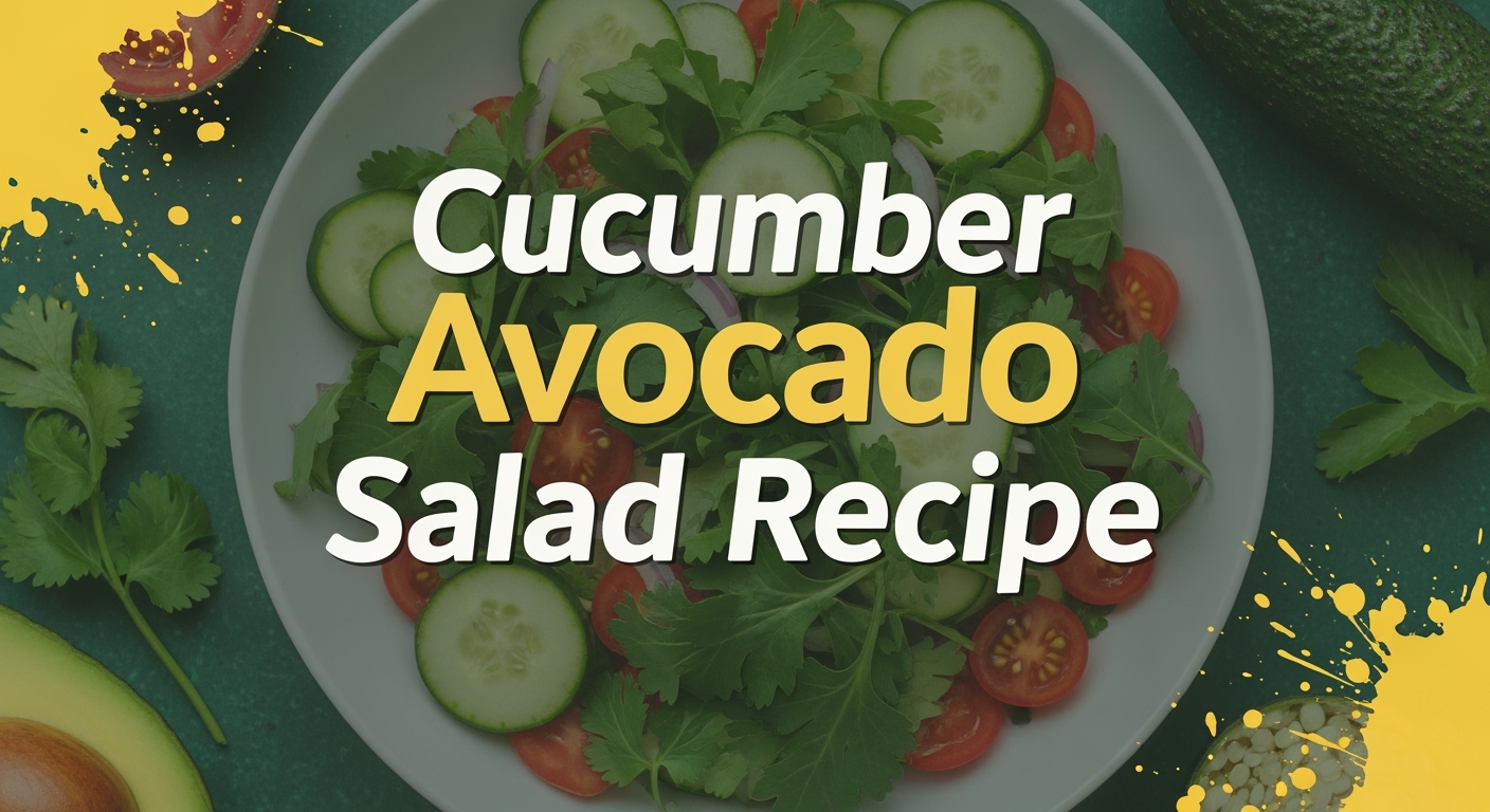 Cucumber Avocado Salad Recipe