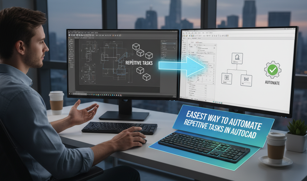 Easiest way to automate repetitive tasks in AutoCAD