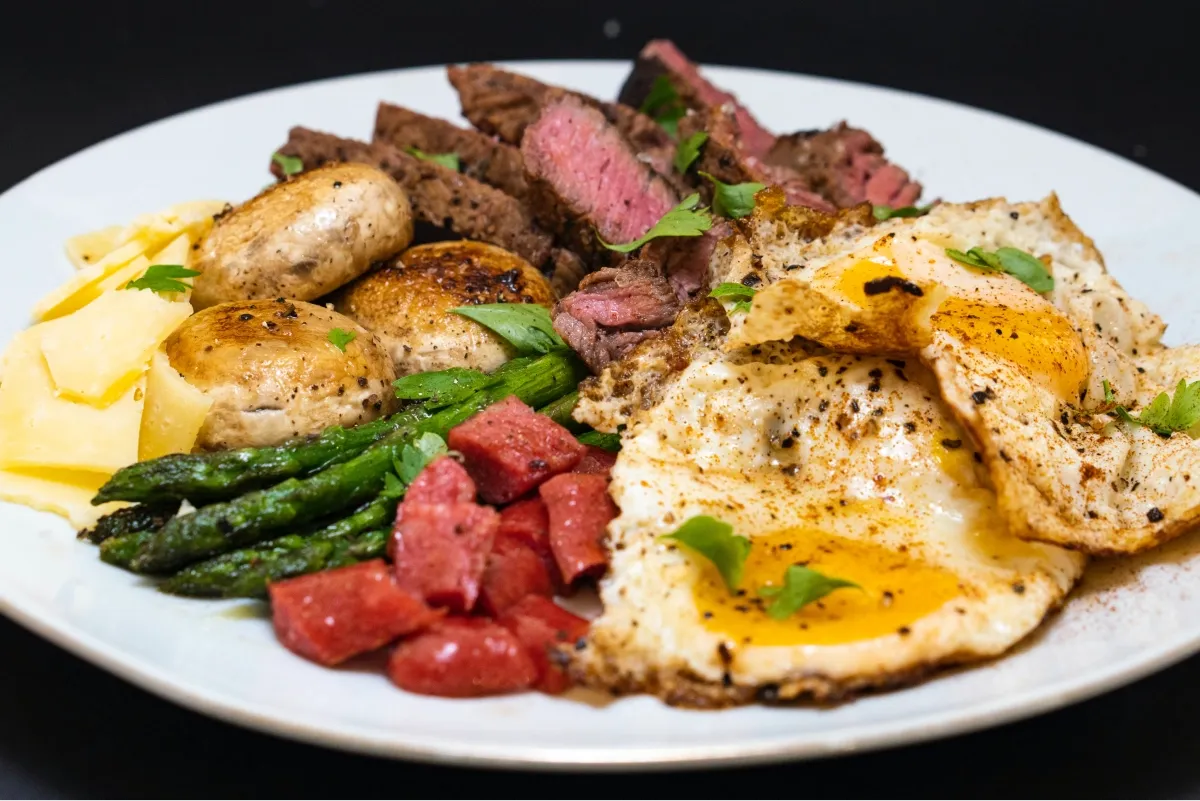 Egg Whacking Steak Grabbing
