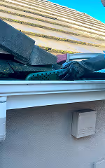Installing gutter stick