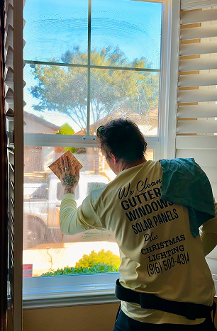 Interior window cleaning