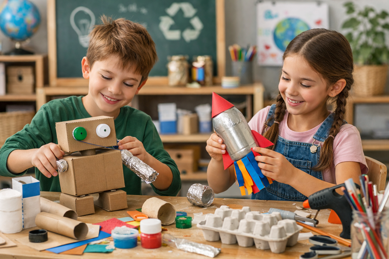 Upcycling-im-Kunstunterricht-in-der-Grundschule Upcycling-im-Kunstunterricht-in-der-Grundschule