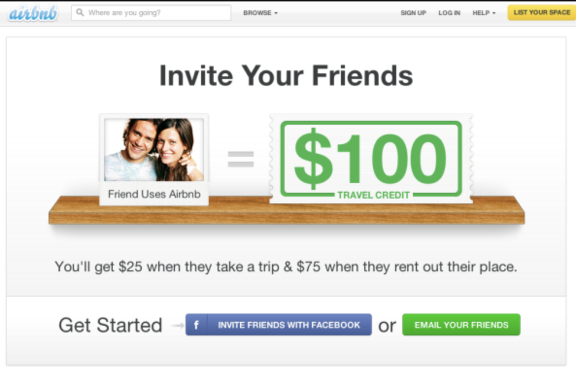 Airbnb’s Referral Popups for User