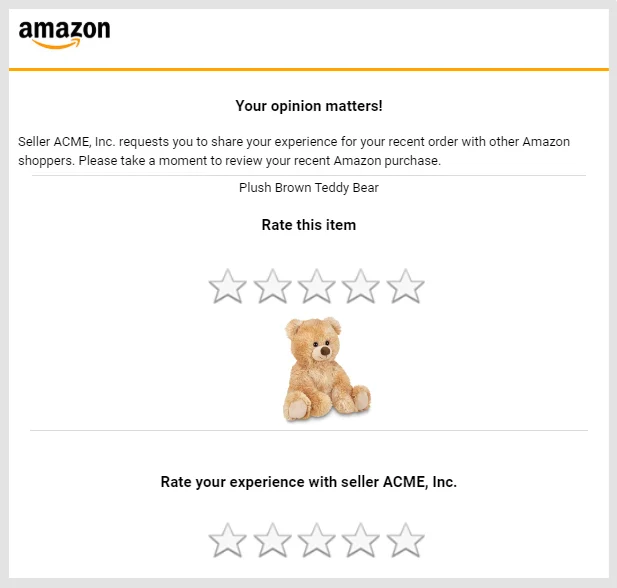 Amazon’s Post-Purchase Review Popups 