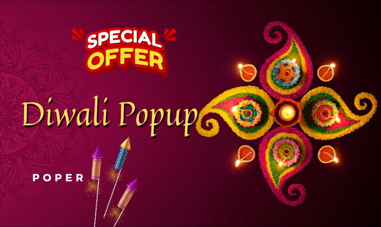 diwali popup