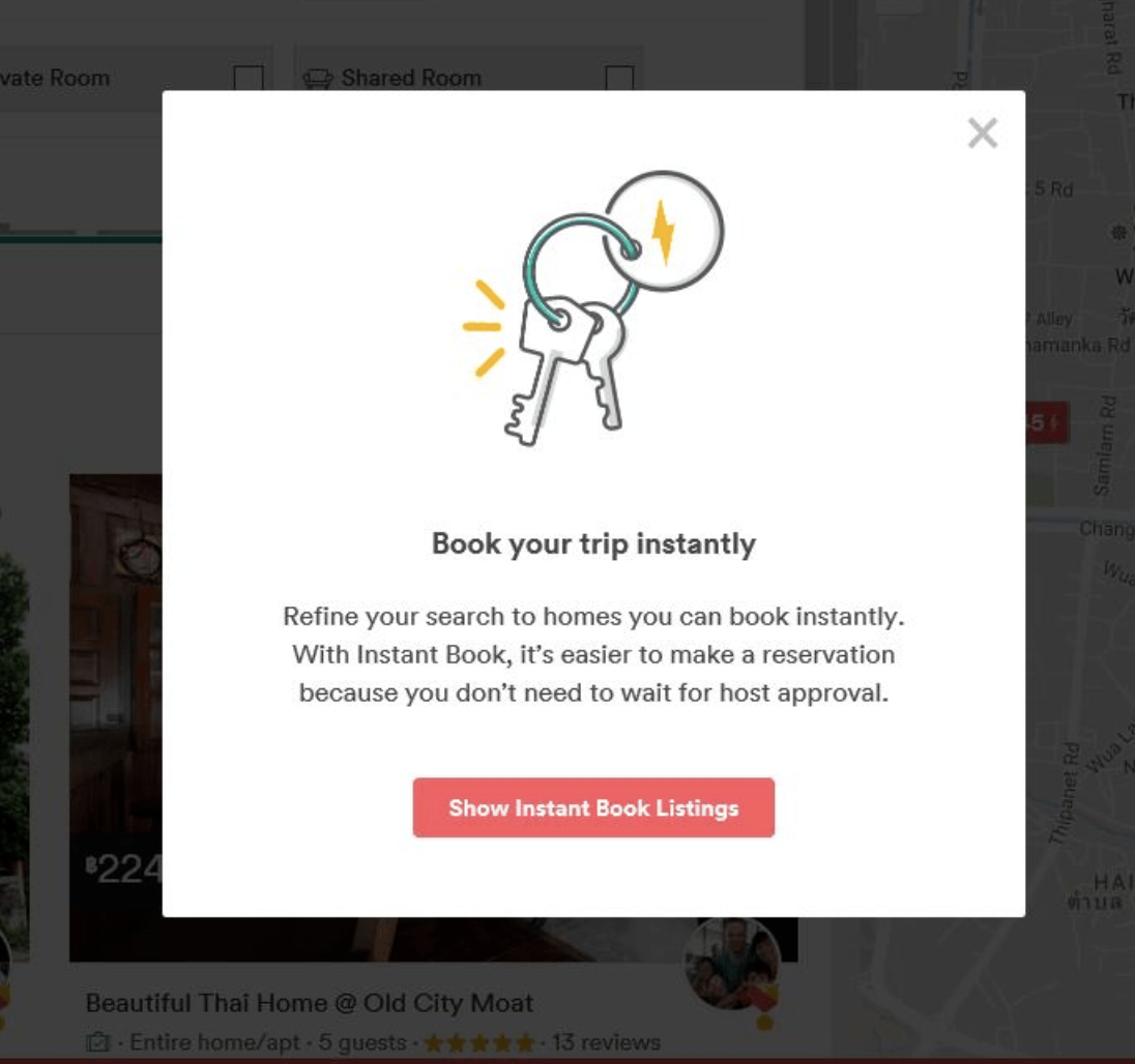 Airbnb: The Exit-Intent Popup