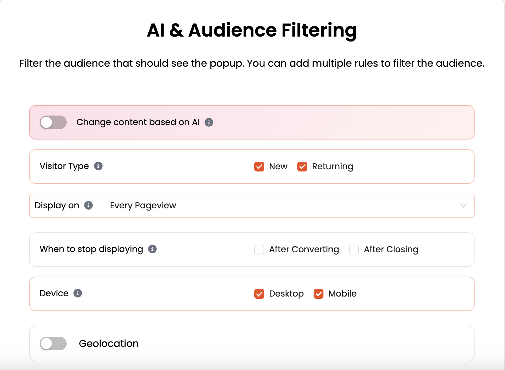 Define Your Audience with poper
