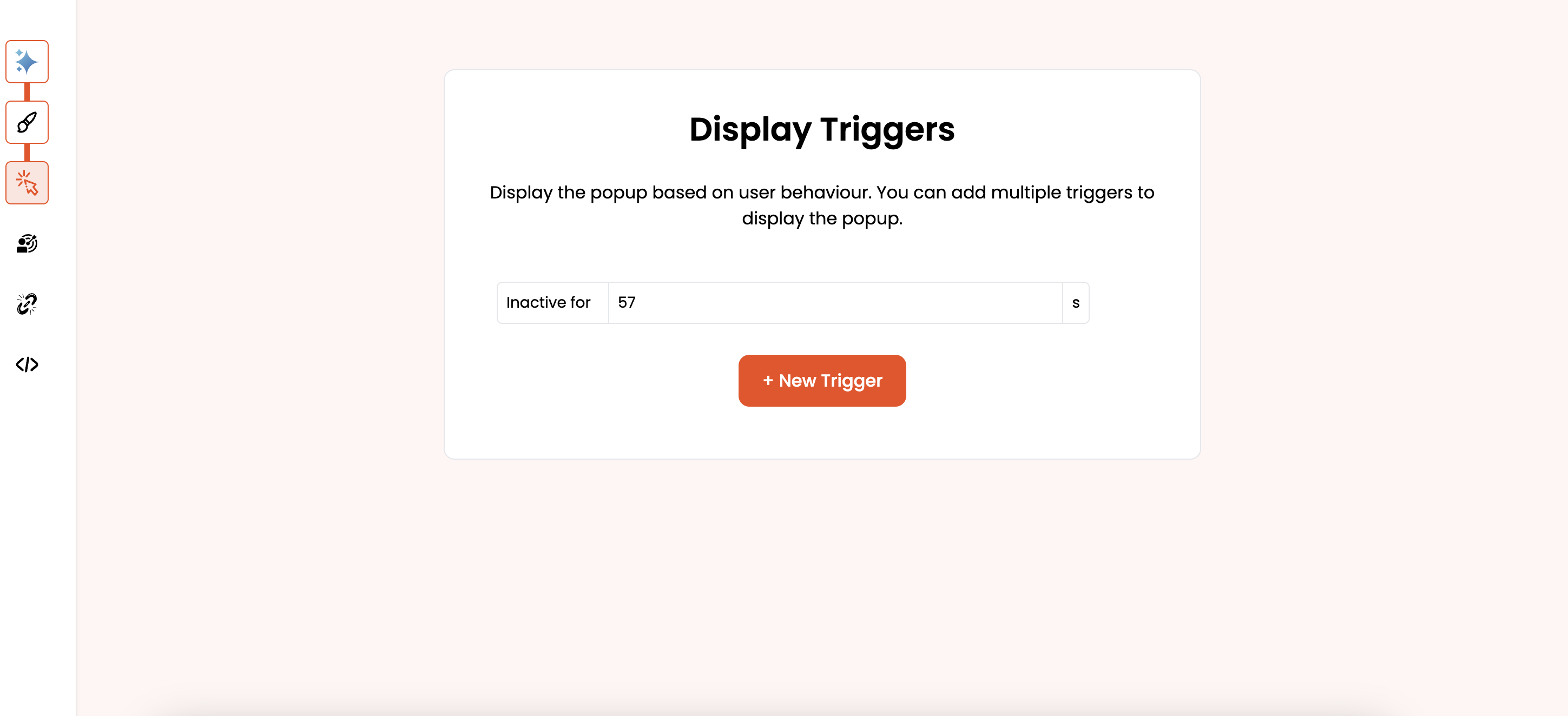 Set Display Triggers