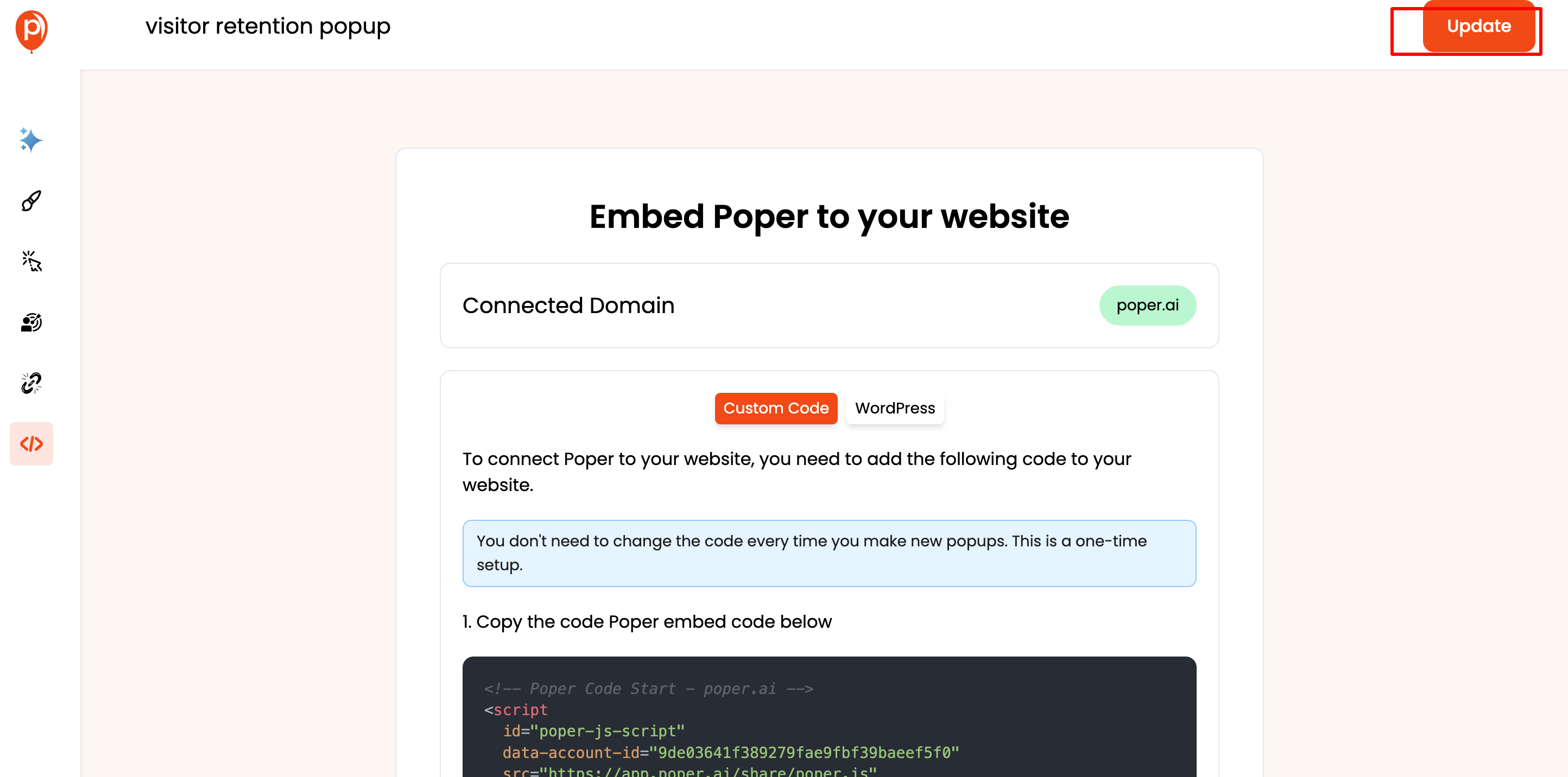 Embed Poper on Your Website