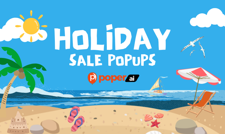 Holiday sale popups