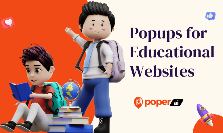 Popups for Educational Websites