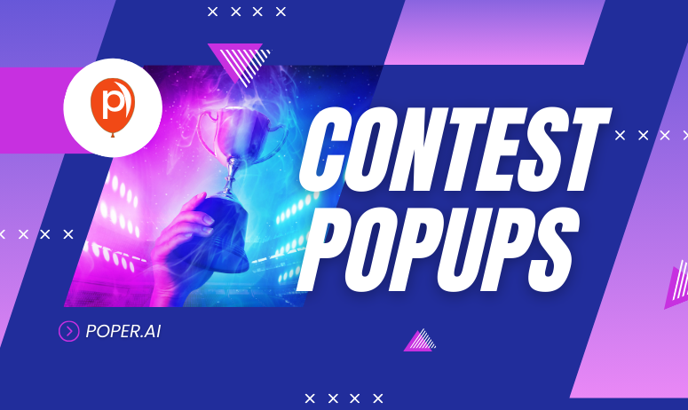 Popups for Contest Entries