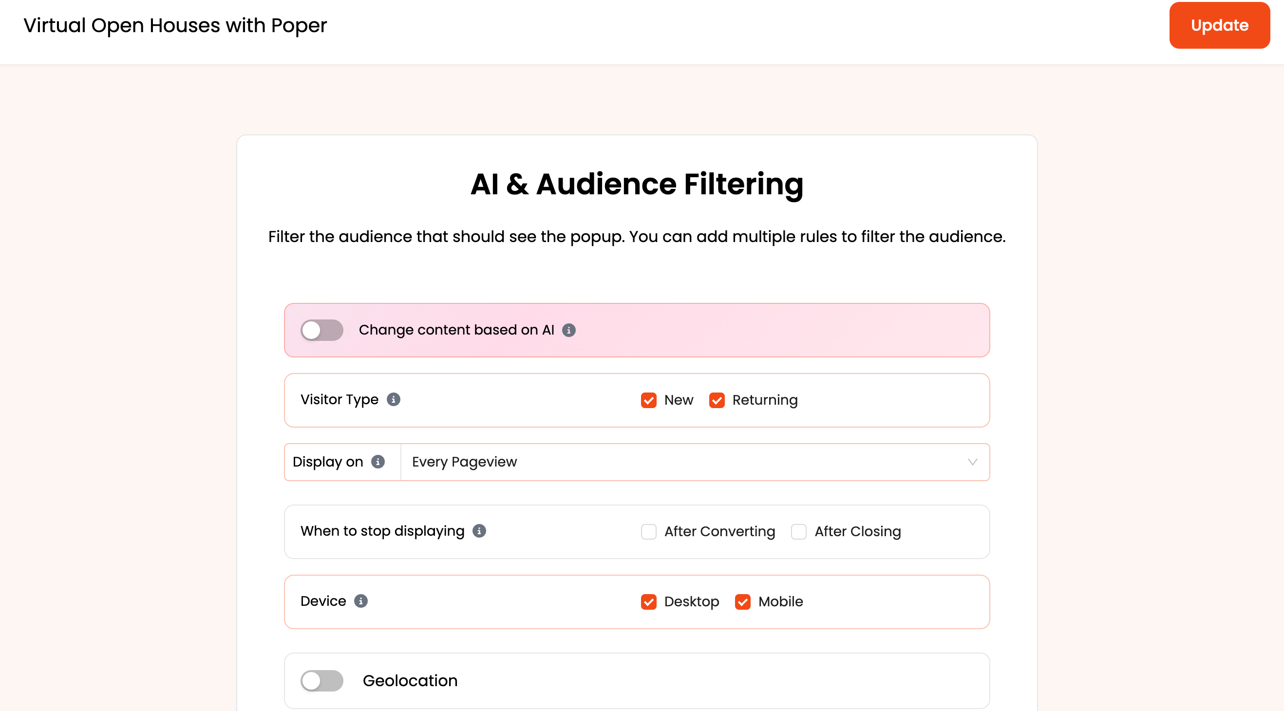 Implementing Advanced Targeting