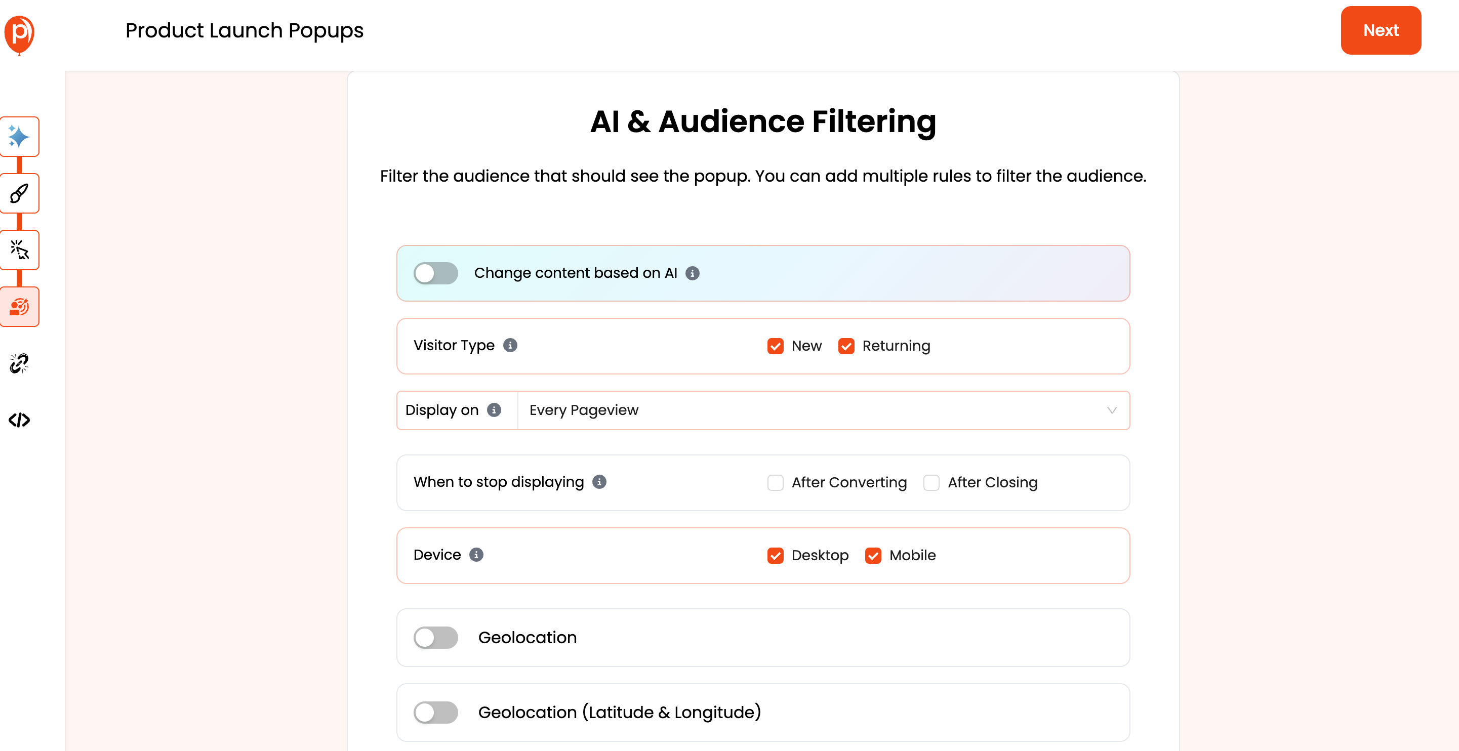 Implementing Advanced Targeting