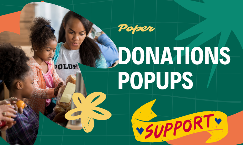 donation popups