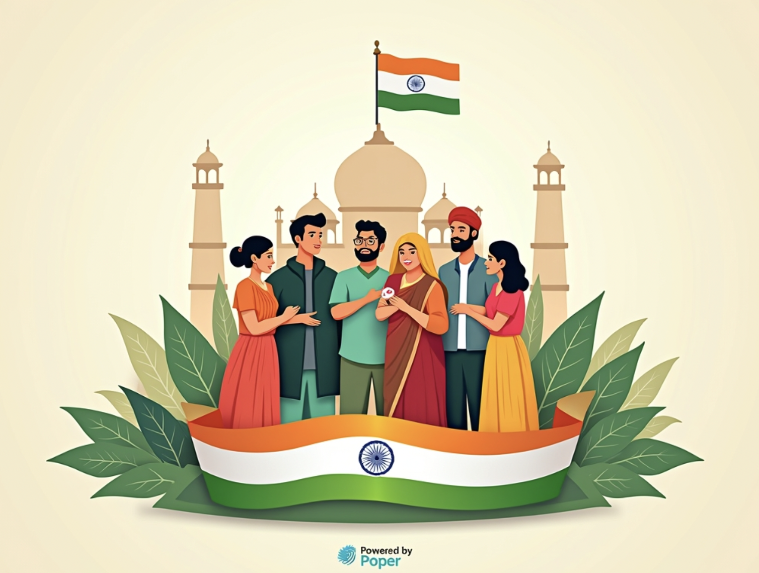 Design Ideas for Republic Day Popups