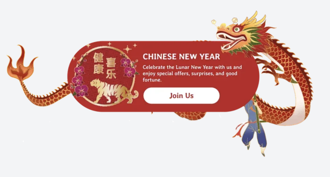 Lunar New Year Celebration Popup