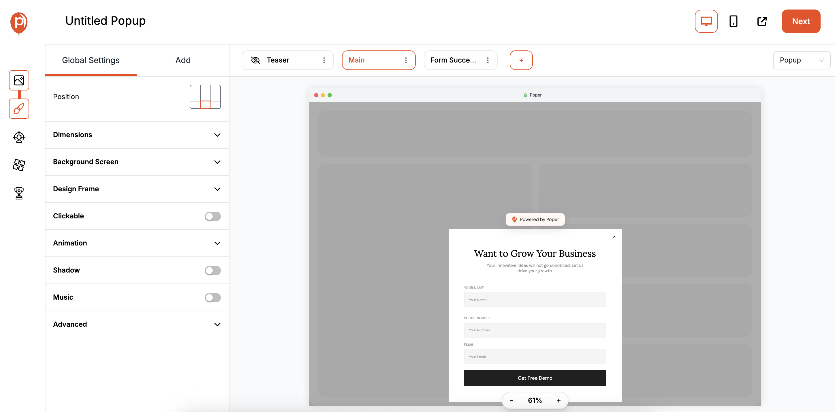 Customizing Design, Copy, and Triggers Customizing Design, Copy, and Triggers