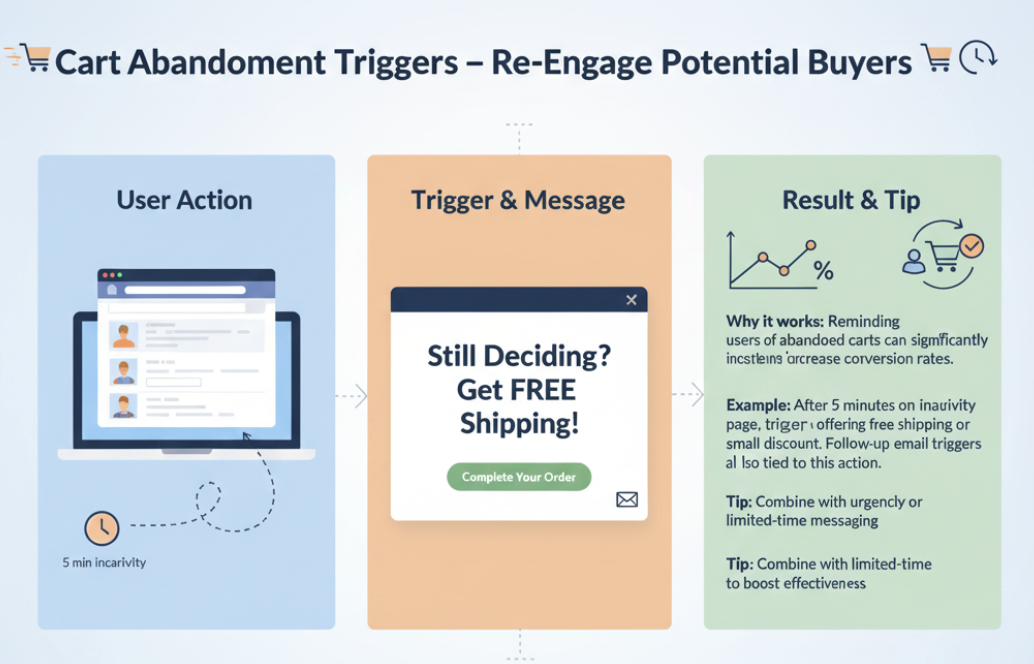 Cart Abandonment Triggers Cart Abandonment Triggers