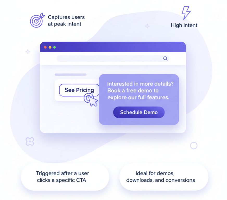Click-Triggered Interstitials Click-Triggered Interstitials