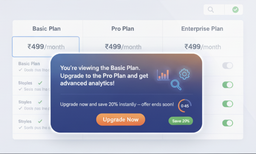 Product Recommendation Popups (Add-Ons, Upgrades)