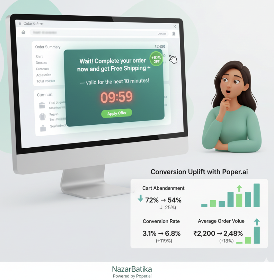 E-commerce Example: Recovering 25% of Abandoned Carts