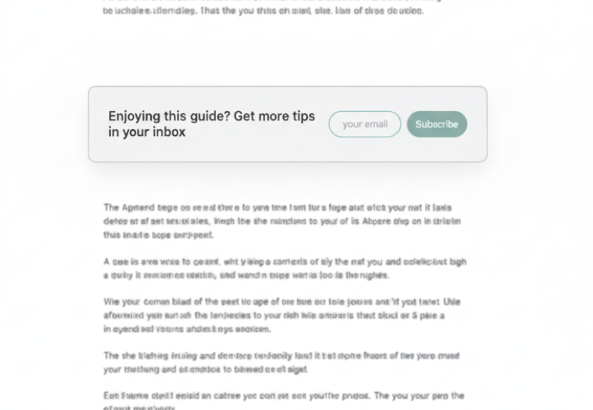  Inline Signup or Newsletter Forms