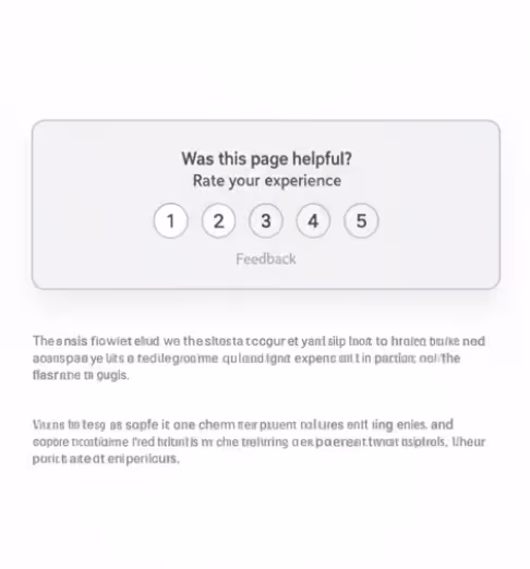 Inline NPS or Feedback Boxes