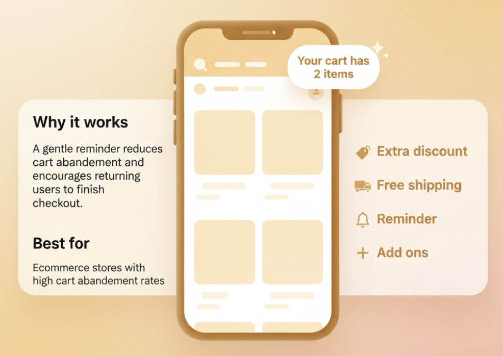 Cart Abandonment Teaser Cart Abandonment Teaser