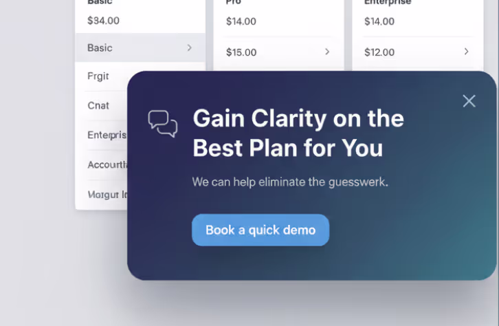 Trial or Demo Slide In for SaaS Trial or Demo Slide In for SaaS