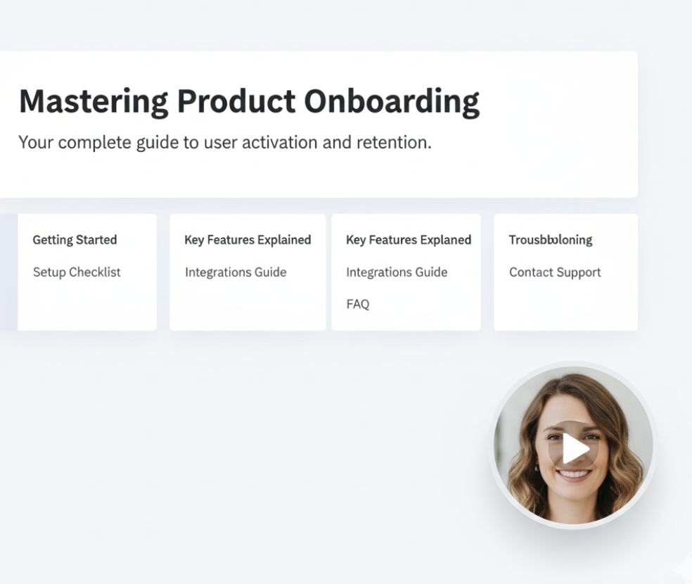 Educational or Tutorial Video Popup