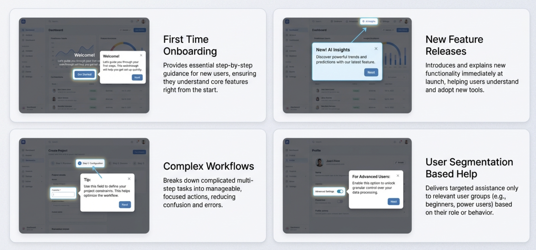 When to Use Tutorial Popups
