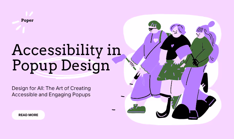 Accessibility in Popup Design