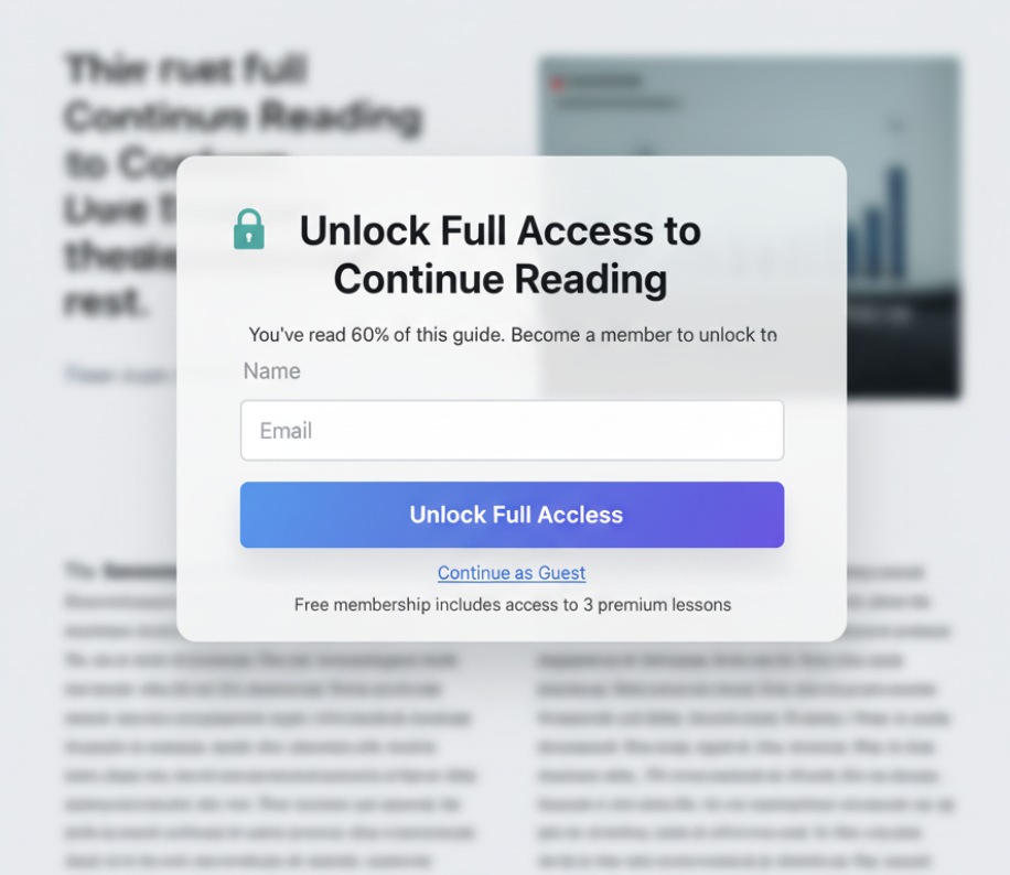 Content-Gated Popups Content-Gated Popups