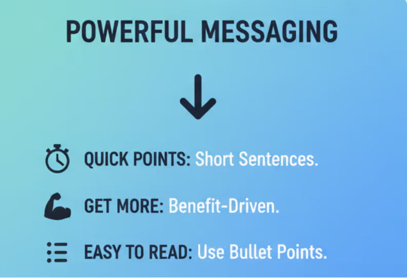 Tips for Concise and Persuasive Messaging