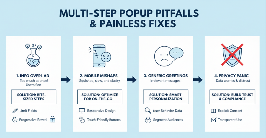 Common Mistakes to Avoid with Multi-Step Popups