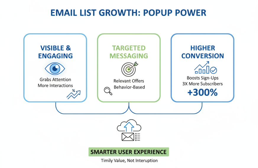 Benefits of Using Popups for Email List Growth