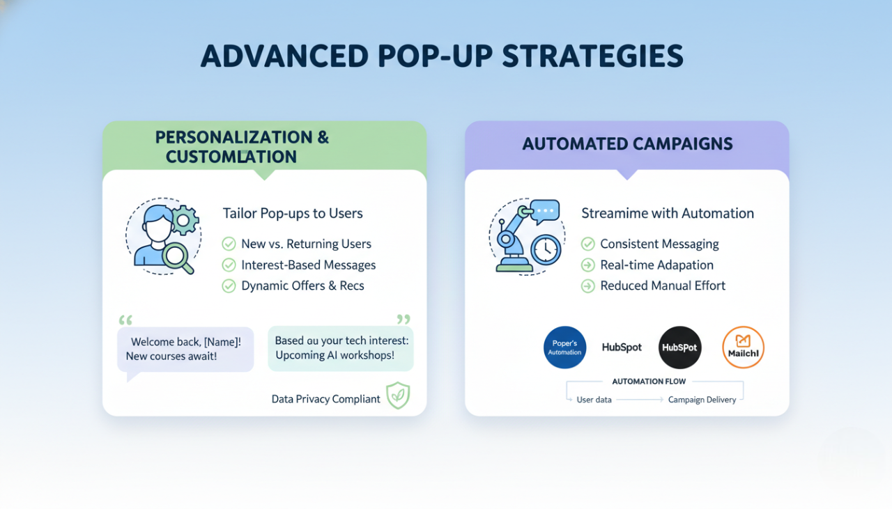 Advanced Strategies for Popup Usage
