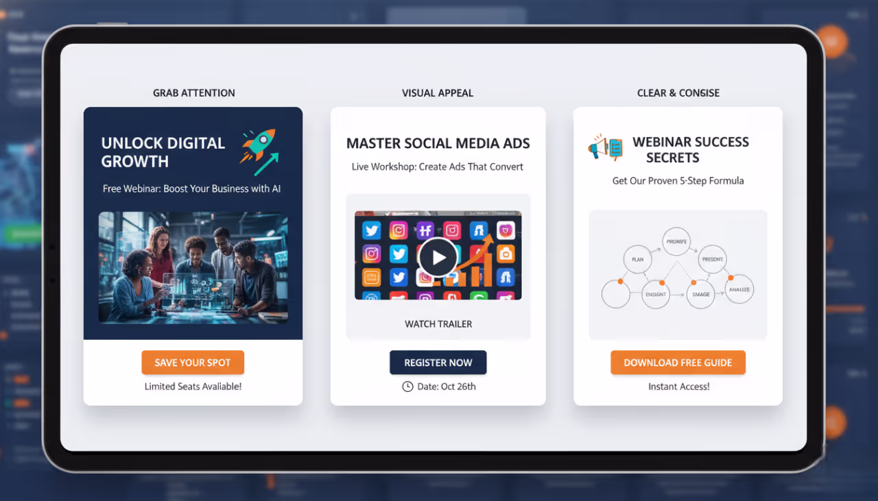 Designing Effective Webinar Popups