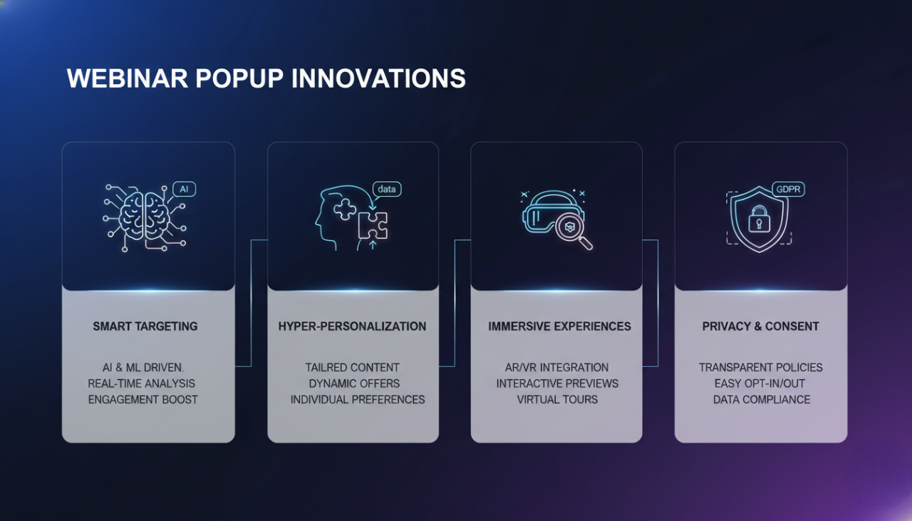Future Trends in Webinar Popups