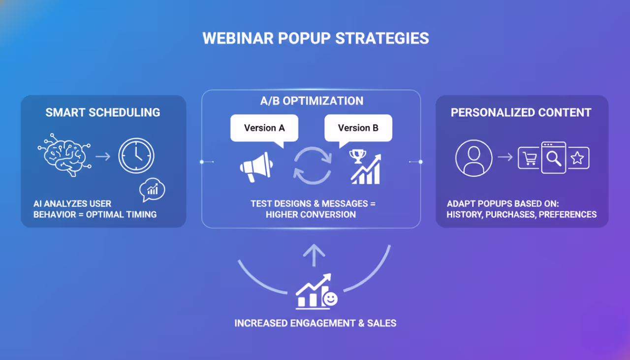 Advanced Techniques for Webinar Popups