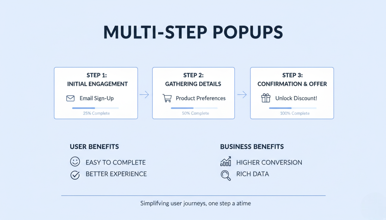 Understanding Multi-Step Popups