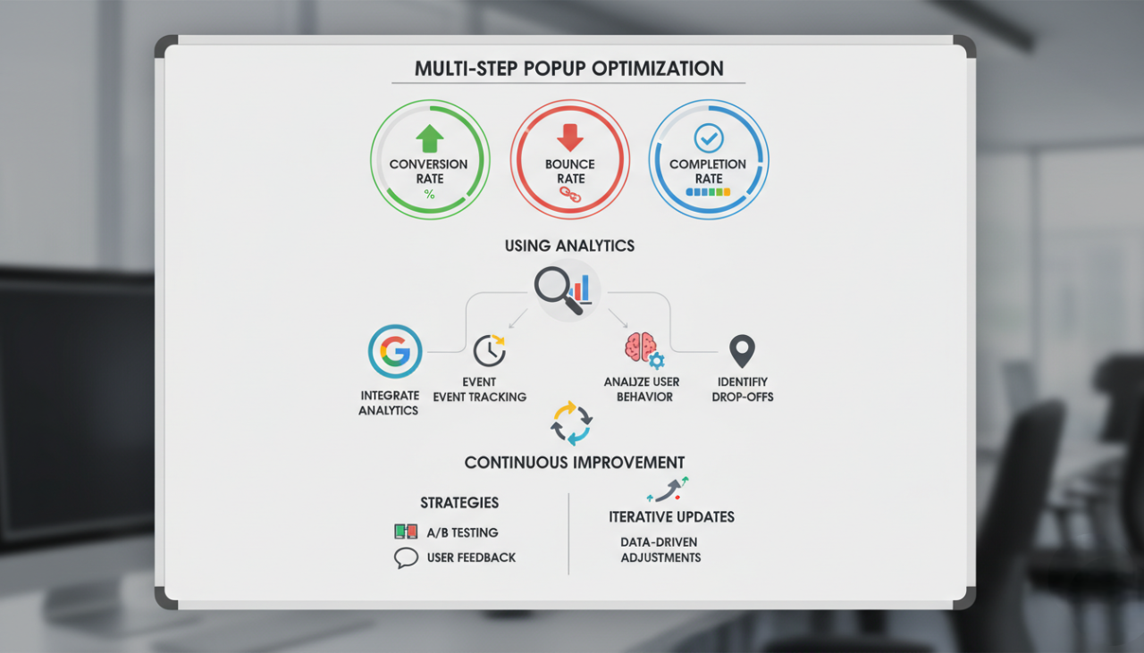Analyzing and Optimizing Multi-Step Popups