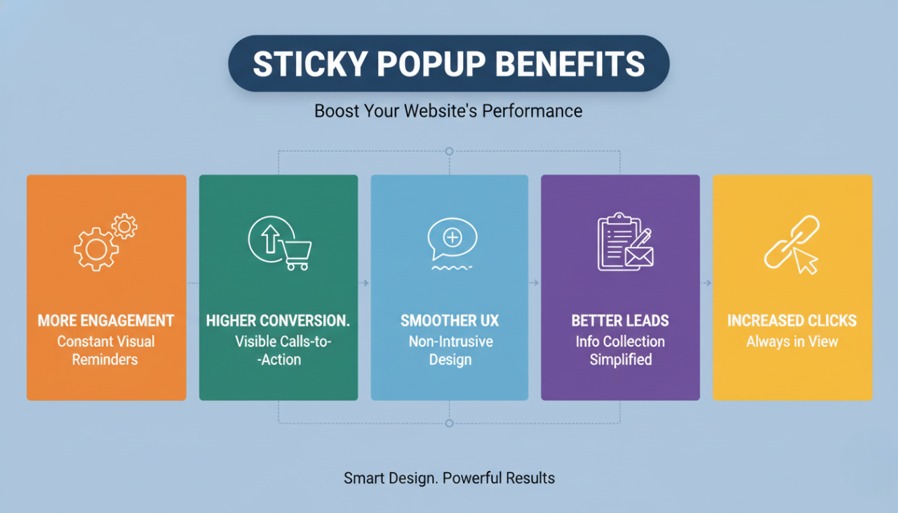 Benefits of Sticky Popups