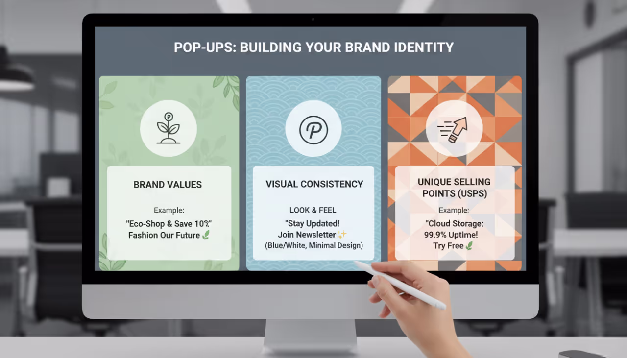 The Role of Popups in Establishing Brand Identity