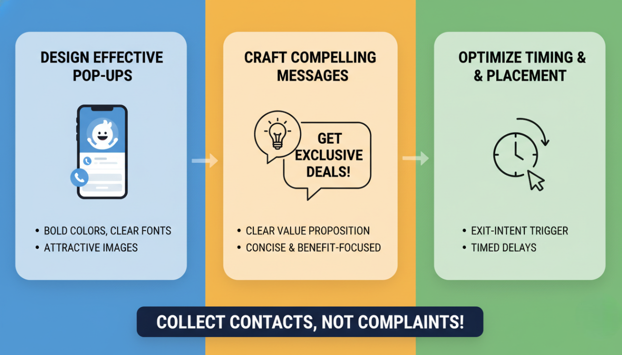 Best Practices for Using Popups to Collect Contact Numbers