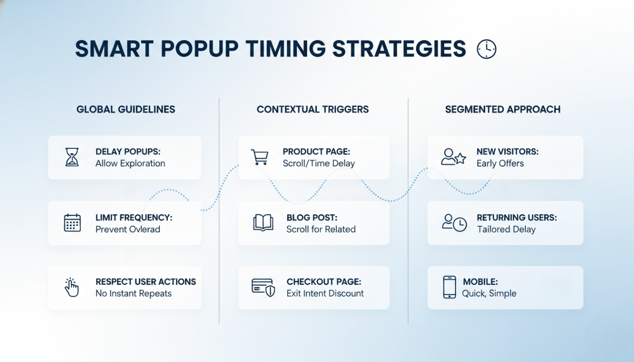 Best Practices for Timing Popups