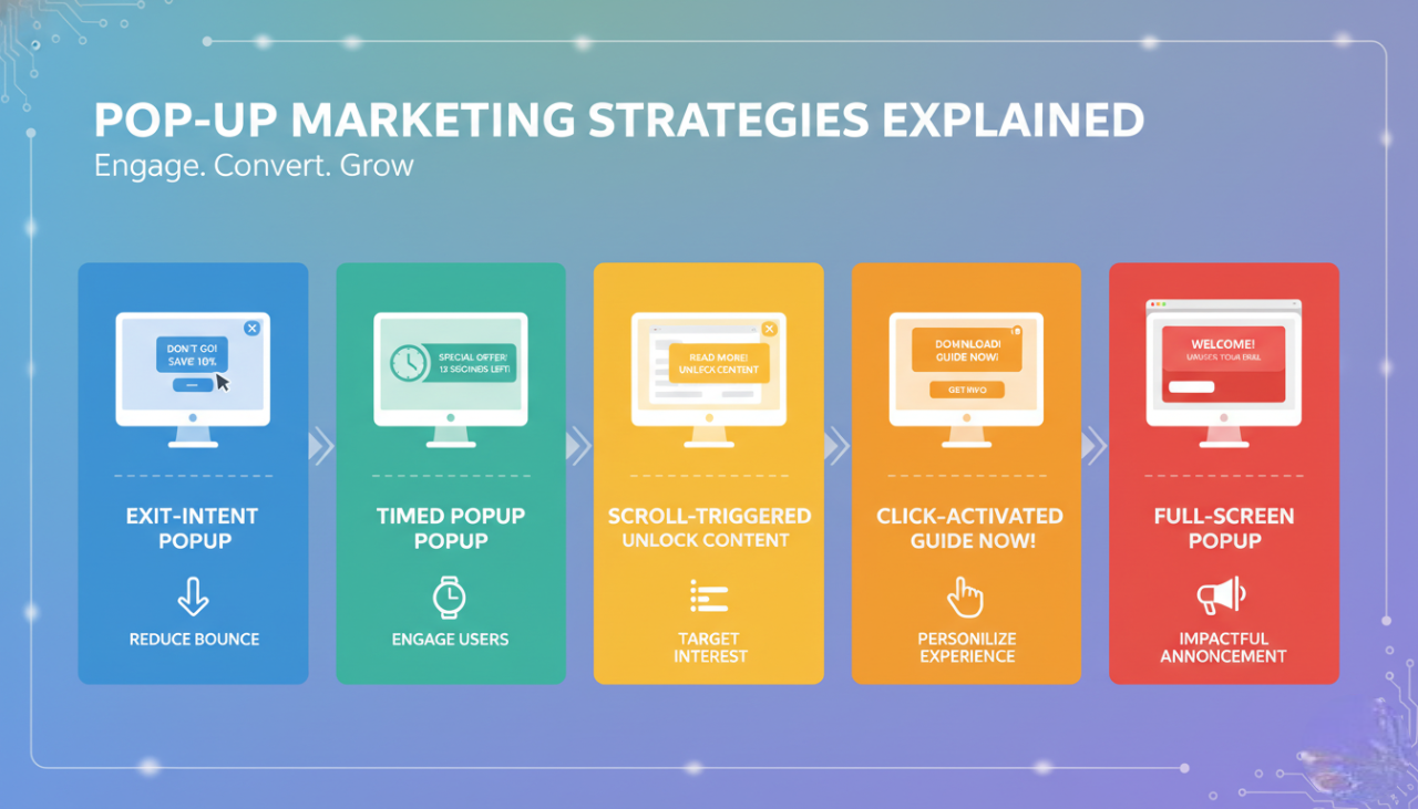 Types of Popup Marketing Strategies