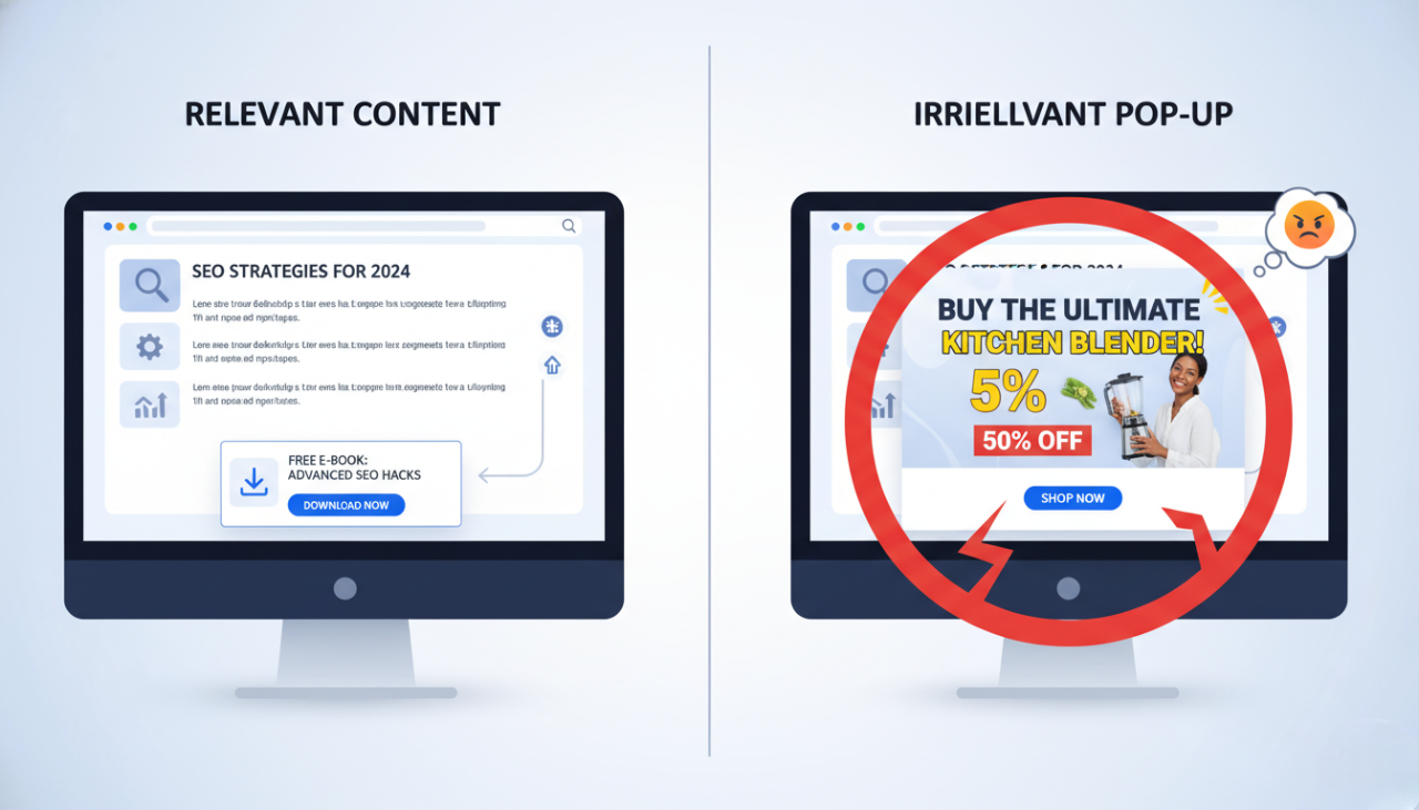 Irrelevant or Intrusive Content